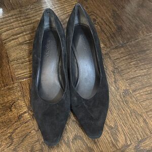 Vince Black Suede Women's Flats